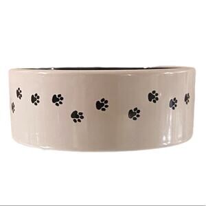 Paw Print Dog Bowl
